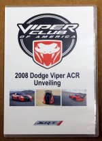 2008 Dodge Viper SRT10 ACR Unveiling DVD
