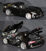 VOI 12 Offical 1:18 Diecast 2013 SRT Viper GTS in Black